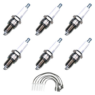 Denso® - Spark Plug Wire and Spark Plug Kit