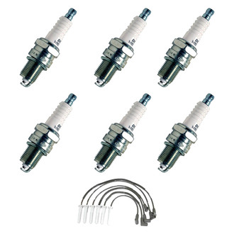 Denso® - Spark Plug Wire and Spark Plug Kit