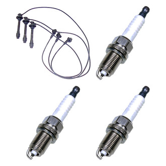 Denso® - Spark Plug Wire and Spark Plug Kit