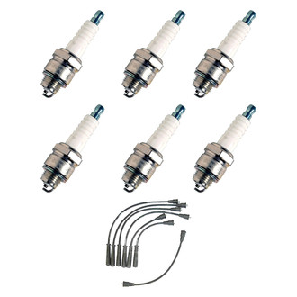 Denso® - Spark Plug Wire and Spark Plug Kit