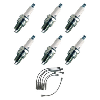 Denso® - Spark Plug Wire and Spark Plug Kit
