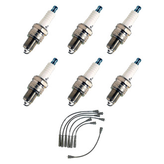 Denso® - Spark Plug Wire and Spark Plug Kit
