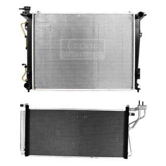 Denso® - Radiator and Condenser Kit
