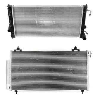 Denso® - Radiator and Condenser Kit
