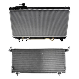 Denso® - Radiator and Condenser Kit