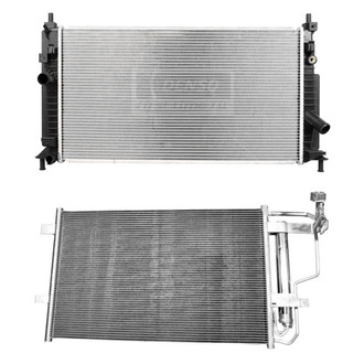 Denso® - Radiator and Condenser Kit
