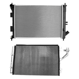 Denso® - Radiator and Condenser Kit