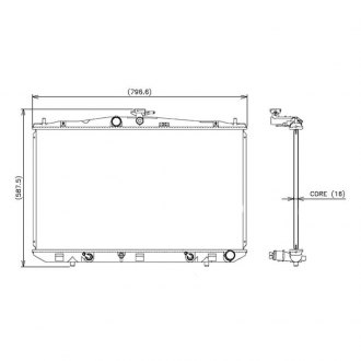 Lexus RX350 Replacement Radiators | Caps, Drain Cocks – CARiD.com