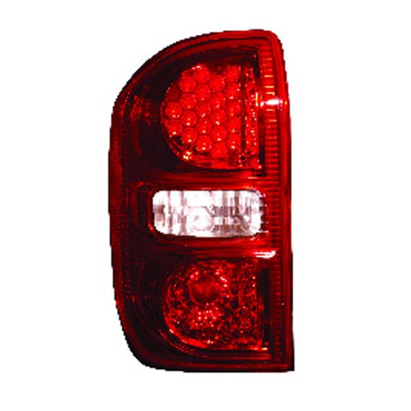 Depo® - Chrome/Red LED Tail Lights, Toyota RAV4