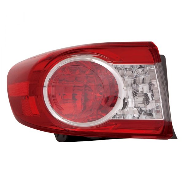 Depo® - Driver Side Outer Replacement Tail Light, Toyota Corolla