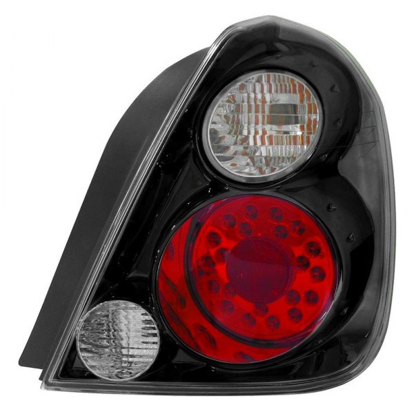 Depo® - Gunmetal/Red LED Tail Lights, Nissan Altima