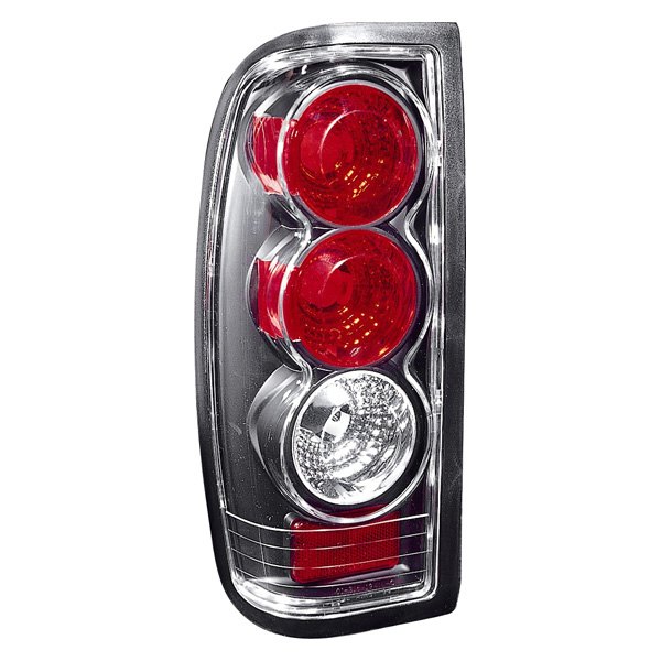 Depo® - Chrome/Red Euro Tail Lights, Nissan Frontier
