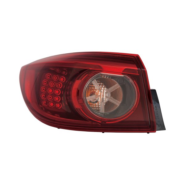 Depo® - Driver Side Outer Replacement Tail Light, Mazda 3