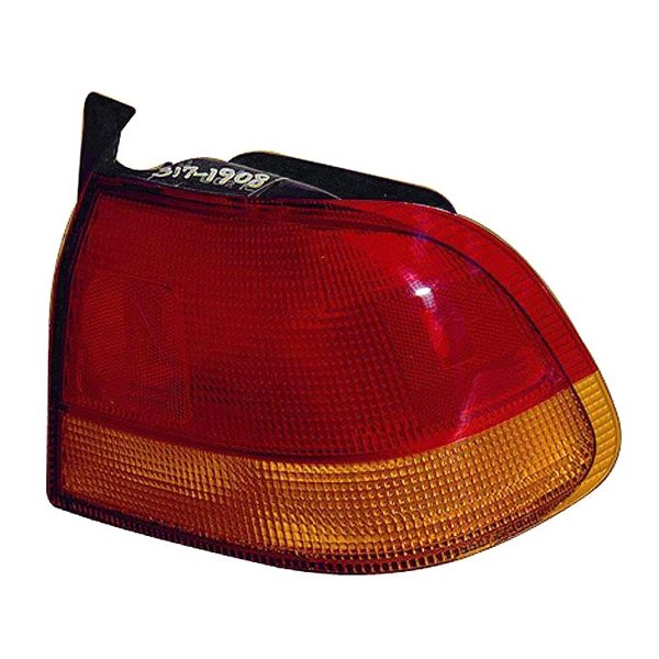 Depo® - Driver Side Outer Replacement Tail Light Lens and Housing, Honda Civic