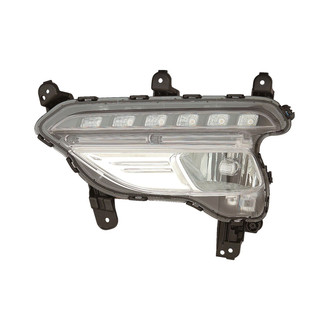 Depo® - Driver Side Replacement Fog Light with DRL (CAPA Certified)