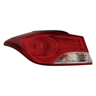 TRQ® - Driver Side Outer Replacement Tail Light