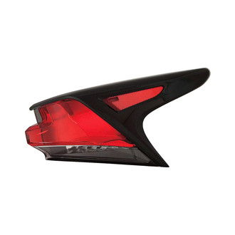 Depo® - Black Factory Replacement Tail Lights