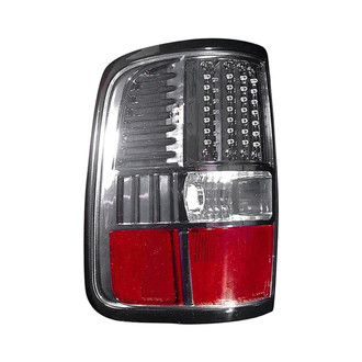 Depo® - Driver and Passenger Side Gunmetal LED Tail Lights