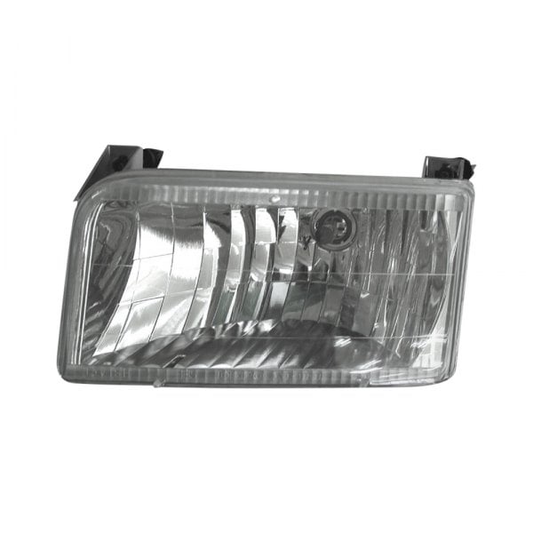 Depo® - Diamond Design Driver and Passenger Side Chrome Euro Headlights Unit