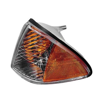 Depo® - Diamond Cut Driver and Passenger Side Amber/Clear Side Marker Lights (Standard Line)
