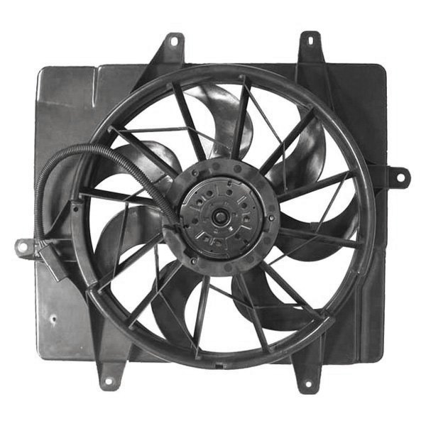 Depo® - Dual Radiator and Condenser Fan Assembly