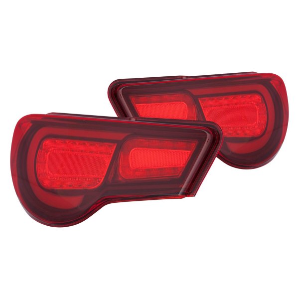 Depo® - Black/Red Fiber Optic LED Tail Light