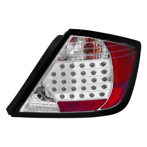 Depo® - Chrome/Red LED Tail Lights, Scion tC