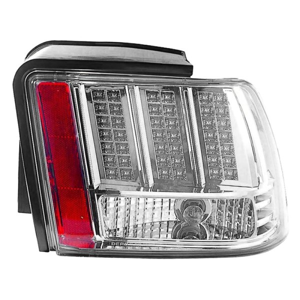 Depo® - Chrome LED Tail Lights, Ford Mustang