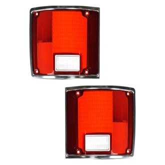 Depo® - Driver and Passenger Side Outer Replacement Tail Light Lenss
