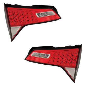 Depo® - Driver and Passenger Side Inner Replacement Tail Lights (CAPA Certified)