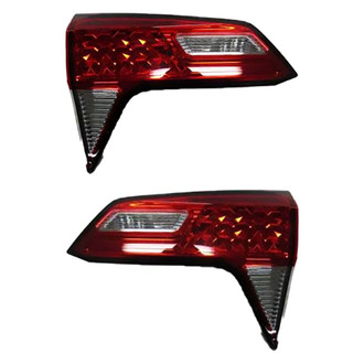 Depo® - Driver and Passenger Side Inner Replacement Tail Lights (Standard Line)