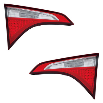 Depo® - Driver and Passenger Side Inner Replacement Tail Lights (Standard Line)