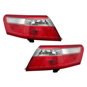 Depo® - Driver and Passenger Side Outer Replacement Tail Lights (Standard Line)