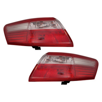 Depo® - Driver and Passenger Side Outer Replacement Tail Lights (Standard Line)