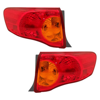 Depo® - Driver and Passenger Side Outer Replacement Tail Lights (CAPA Certified)