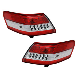 Depo® - Driver and Passenger Side Outer Replacement Tail Lights (Standard Line)