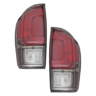 Depo® - Black LED Tail Lights