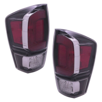 Depo® - Black Factory Replacement Tail Lights