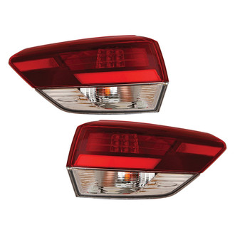 Depo® - Driver and Passenger Side Outer Replacement Tail Lights (CAPA Certified)