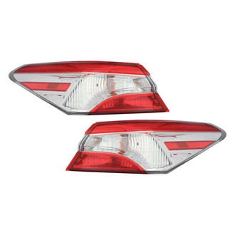 Depo® - Driver and Passenger Side Outer Replacement Tail Lights (CAPA Certified)
