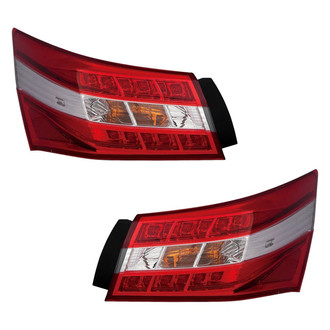 Depo® - Driver and Passenger Side Outer Replacement Tail Lights (Standard Line)