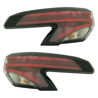 Depo® - Driver and Passenger Side Outer Replacement Tail Lights (Standard Line)