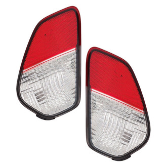 Depo® - Black Factory Replacement Tail Lights