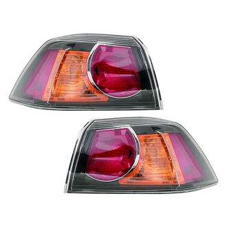 Depo® - Black Factory Replacement Tail Lights
