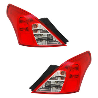 Depo® - Driver and Passenger Side Outer Replacement Tail Lights (Standard Line)