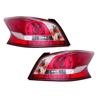 Depo® - Driver and Passenger Side Replacement Tail Lights (CAPA Certified)