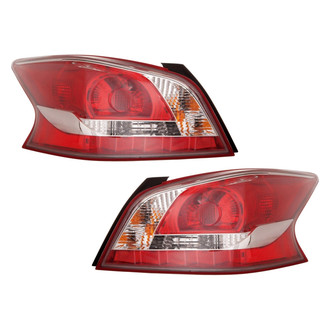 Depo® - Driver and Passenger Side Replacement Tail Lights (CAPA Certified)