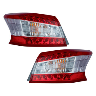 Depo® - Driver and Passenger Side Outer Replacement Tail Lights (CAPA Certified)