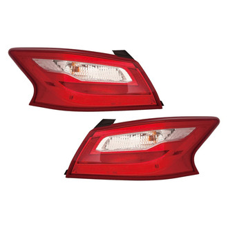 Depo® - Driver and Passenger Side Outer Replacement Tail Lights (CAPA Certified)