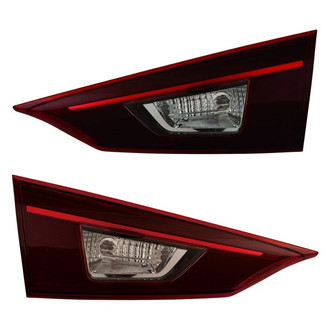Depo® - Driver and Passenger Side Inner Replacement Tail Lights (CAPA Certified)